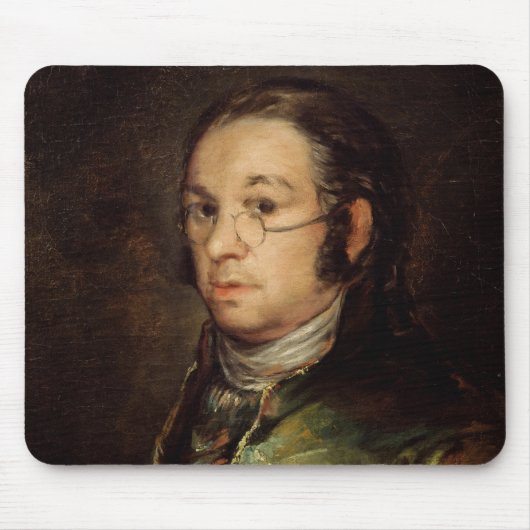 Selbstporträt Francisco Jose de Goya y Lucientes | Mousepad (Vorne)