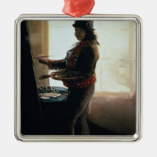Selbstporträt Francisco Jose de Goya y Lucientes Silbernes Ornament