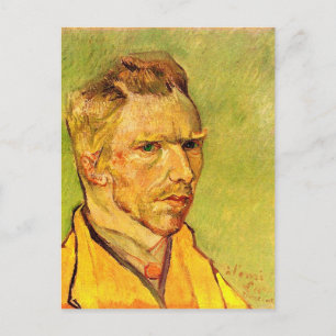 Selbstporträt für Freund Laval, Van Gogh Fine Art Postkarte