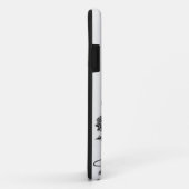 Selbstporträt gebunden an einem Herm (Stich) (b&w Case-Mate iPhone Hülle (Hinten/Rechts)