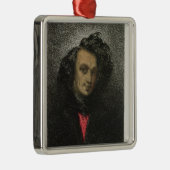 Selbstporträt, gekleidet für 'Hernani Silbernes Ornament (Rechts)