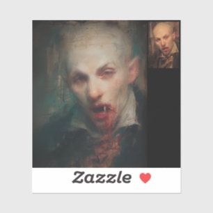 Selbstporträt — Gothic Fine Art Aufkleber