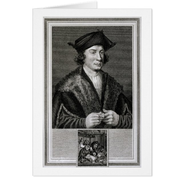 Selbstporträt, graviert von J. Corner (Stich) (Vorne)