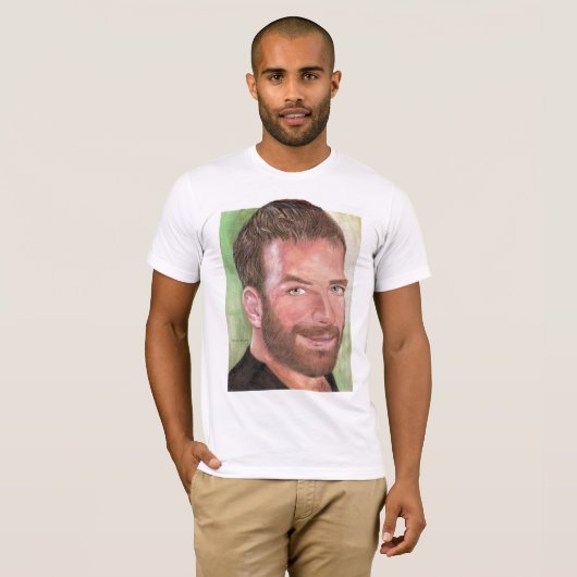 Selbstporträt Hairyartist Shirts #4- (Vorne ganz)