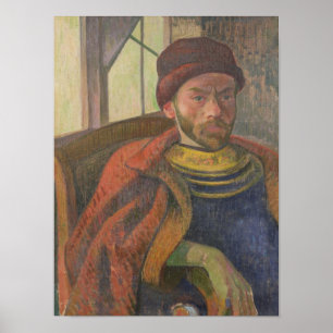 Selbstporträt im bretonischen Kostüm, c.1889 Poster