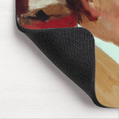 Selbstporträt im Profil Mousepad (Ecke)