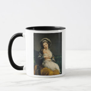 Selbstporträt in einem Turban mit ihrem Kind, 178 Tasse
