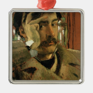 Selbstporträt James Tissots , c.1865 Ornament Aus Metall