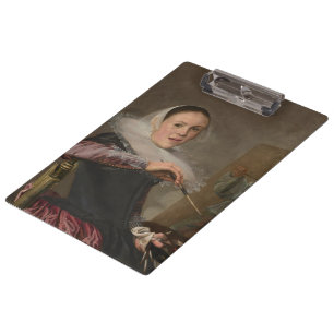 Selbstporträt Judith Leyster mit Clipboard Klemmbrett