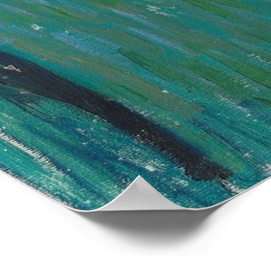 Selbstporträt mit Bandohr Poster (Ecke)