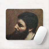 Selbstporträt mit gestreiftem Kragen Mousepad (Mit Mouse)