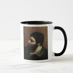 Selbstporträt mit gestreiftem Kragen Tasse