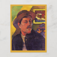 Selbstporträt mit Hut, Paul Gauguin,