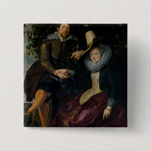 Selbstporträt mit Isabella Brandt Button