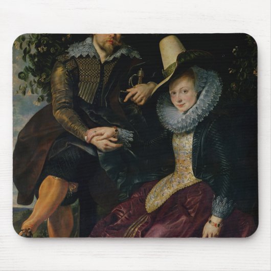 Selbstporträt mit Isabella Brandt Mousepad (Vorne)