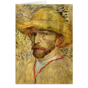 Selbstporträt mit Strohhut von Vincent van Gogh