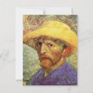 Selbstporträt mit Strohhut von Vincent van Gogh