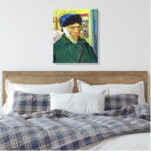 Selbstporträt mit verbanntem Ohr | Van Gogh | Leinwanddruck (Insitu (Schlafzimmer))