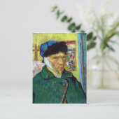 Selbstporträt mit verbanntem Ohr | Van Gogh | Postkarte (Stehend Vorderseite)