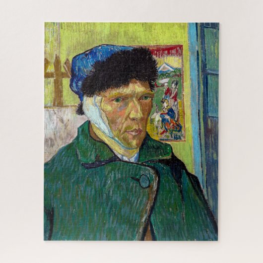 Selbstporträt mit verbanntem Ohr | Van Gogh | Puzzle (Vertikal)