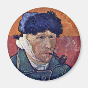 Selbstporträt mit verbundenem Ohr von Vincent van Magnet