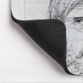 Selbstporträt Mousepad (Ecke)