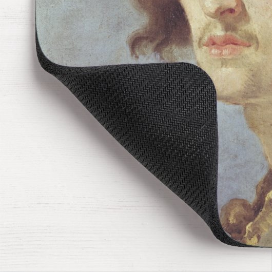 Selbstporträt Mousepad (Ecke)