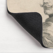 Selbstporträt Mousepad (Ecke)