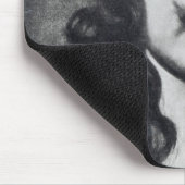 Selbstporträt Mousepad (Ecke)