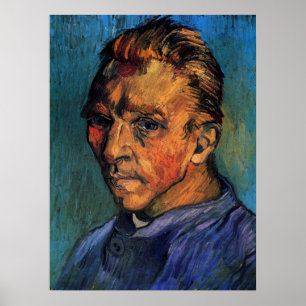 Selbstporträt ohne Bart von Vincent van Gogh Poster
