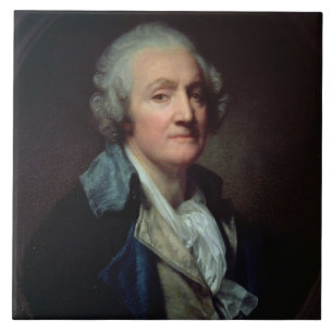 Selbstporträt (Öl auf Leinwand) 2 Fliese