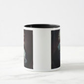 Selbstporträt (Öl auf Leinwand) 2 Tasse (Zentrum)