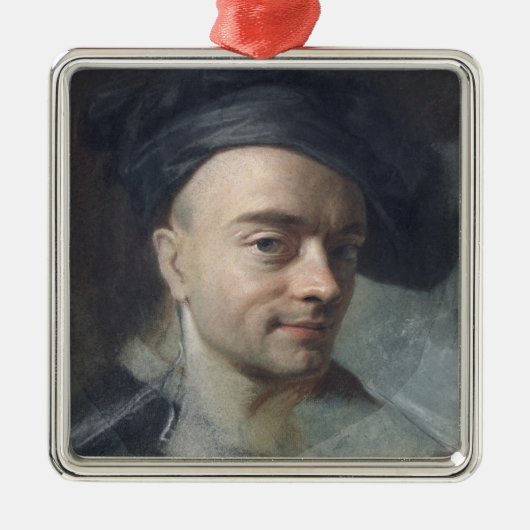 Selbstporträt Ornament Aus Metall (Vorne)