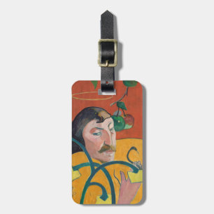 Selbstporträt Paul Gauguins , 1889 (Öl auf Holz) Gepäckanhänger