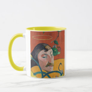 Selbstporträt Paul Gauguins  , 1889 (Öl auf Holz) Tasse