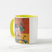 Selbstporträt Paul Gauguins |, 1889 (Öl auf Holz) Tasse (Vorderseite Links)