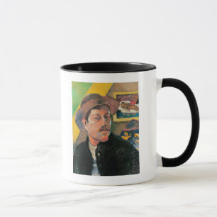 Selbstporträt Paul Gauguins in einem Hut, Tasse