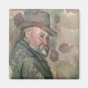 Selbstporträt Pauls Cezanne  , 1890-94 Magnet