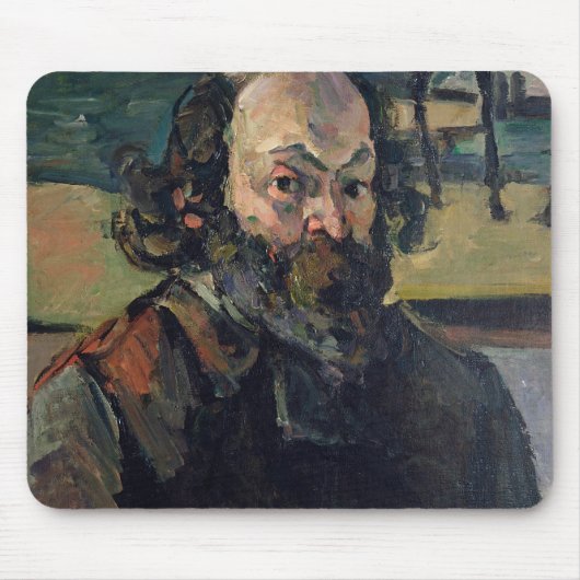 Selbstporträt Pauls Cezanne |, c.1873-76 Mousepad (Vorne)