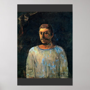 Selbstporträt "Près du Golgotha" "" von Gauguin Pa Poster