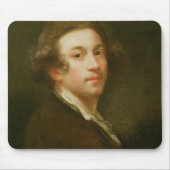 Selbstporträt, schauend über rechter Schulter (Öl Mousepad (Vorne)