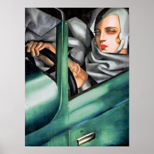 Selbstporträt | Tamara De Lempicka | Poster (Vorne)