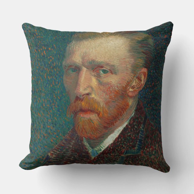 Selbstporträt Van Gogh Kissen (Vorderseite)
