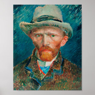 Selbstporträt Vincent van Gogh 1887 Fine Art Poster