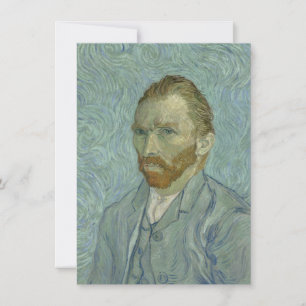 Selbstporträt Vincent Van Gogh 1889 Einladung