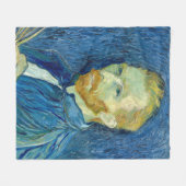 Selbstporträt Vincent Van Gogh 1889 Fleecedecke (Vorderseite (Horizontal))