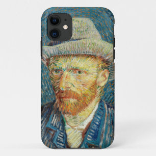 Selbstporträt Vincent Van Gogh mit grauem Filzhut Case-Mate iPhone Hülle