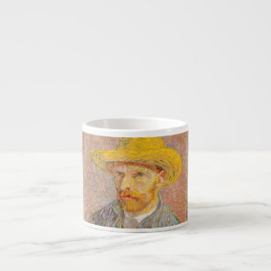 Selbstporträt Vincent Van Gogh mit Strohhut Espressotasse