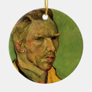 Selbstporträt Vincent van Gogh, Vintage-Fine-Art Keramik Ornament