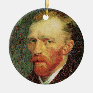 Selbstporträt Vincent van Gogh, Vintage-Fine-Art Keramikornament